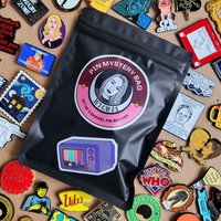 TV themed enamel pin badge mystery bag, TV show enamel pin badge blind bags 