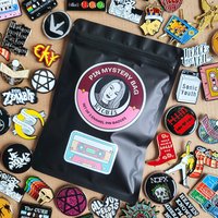 Music Band Enamel Pin Badge Mystery Bag - 3 Pack pin blind bag