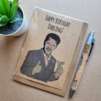 Angel Birthday card, featuring Lorne.