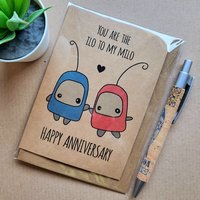 Ilomilo Anniversary card. Video game anniversary card.