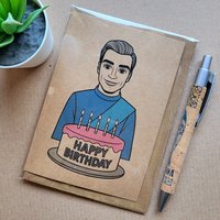 Thunderbirds inspired birthday card.