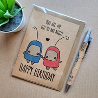 Ilomilo inspired gamer video game birthday card.
