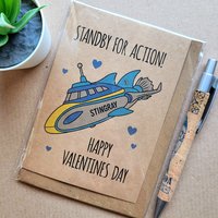 Gerry Anderson stingray valentines day card.