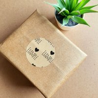 D20 Dungeons and Dragons Gift Wrap Stickers