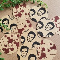 Dexter Gift Wrap Stickers