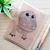 Toy story Rex Birthday Card - Funko pop