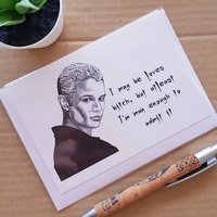 Spike Buffy Card - Buffy The Vampire Slayer Birthday Card