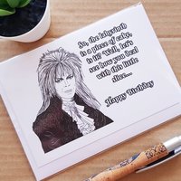 Funny Labyrinth Birthday card