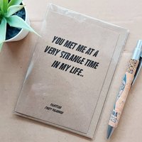 Fight Club Birthday Card - Movie quote blank card