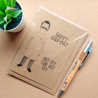 Funny Bobs Burgers Birthday Card - Beef day