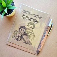 Step Brothers Valentines day Card - Boats and Hoes