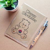 1990s Carebear Birthday card