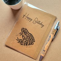 Funny Frog Birthday card