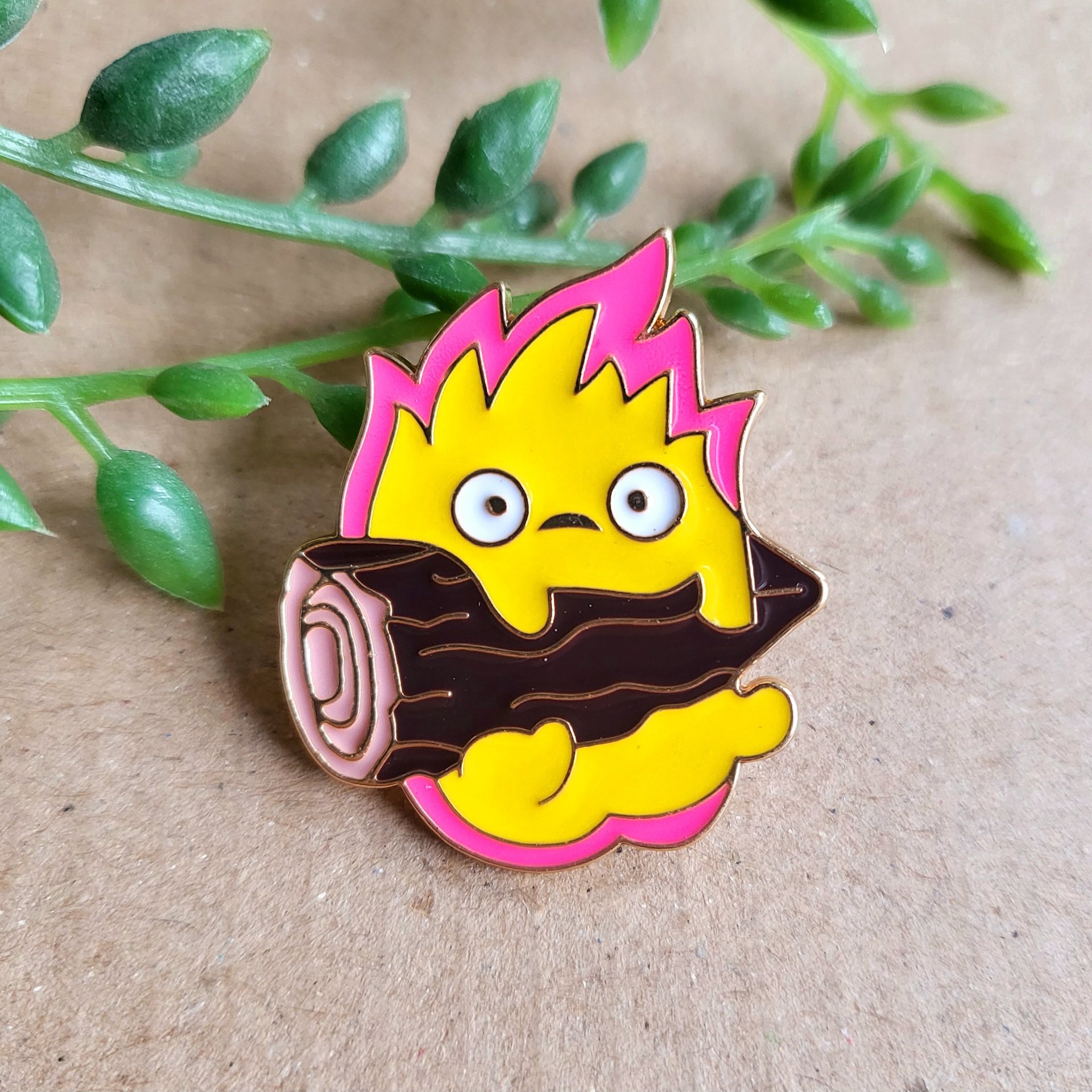 Calcifer Enamel Pin badge