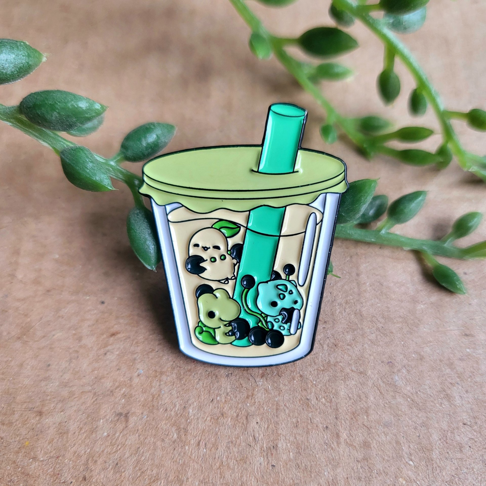 Pokemon Boba Tea Enamel Pin badge
