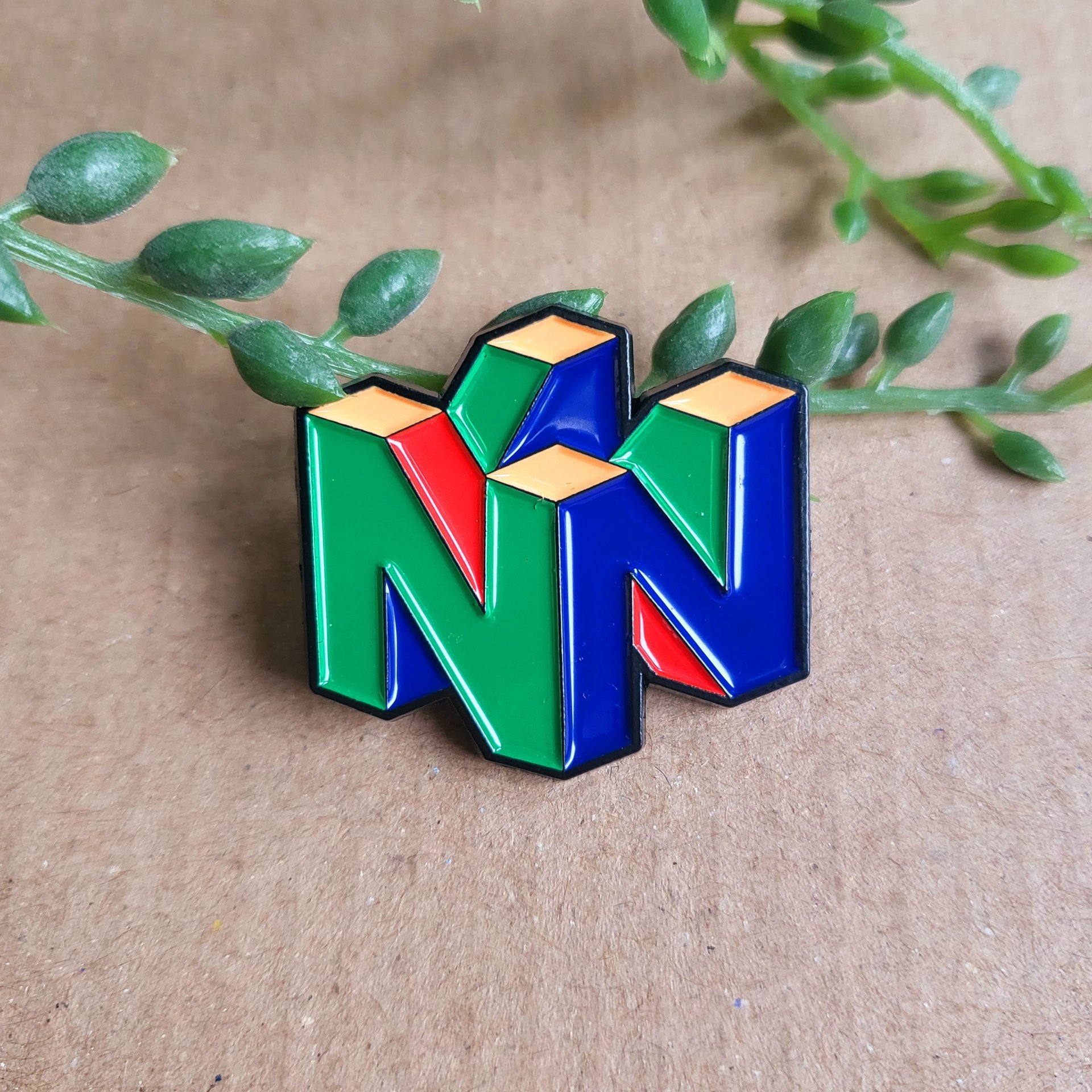 Nintendo 64 logo Enamel Pin badge