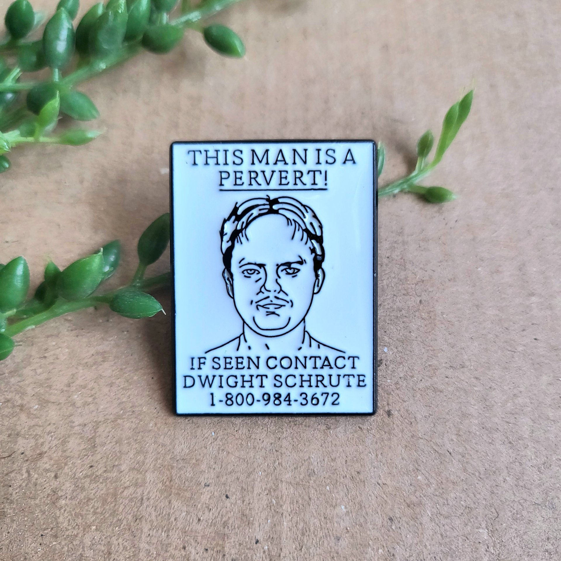 Dwight The Office Enamel Pin badge