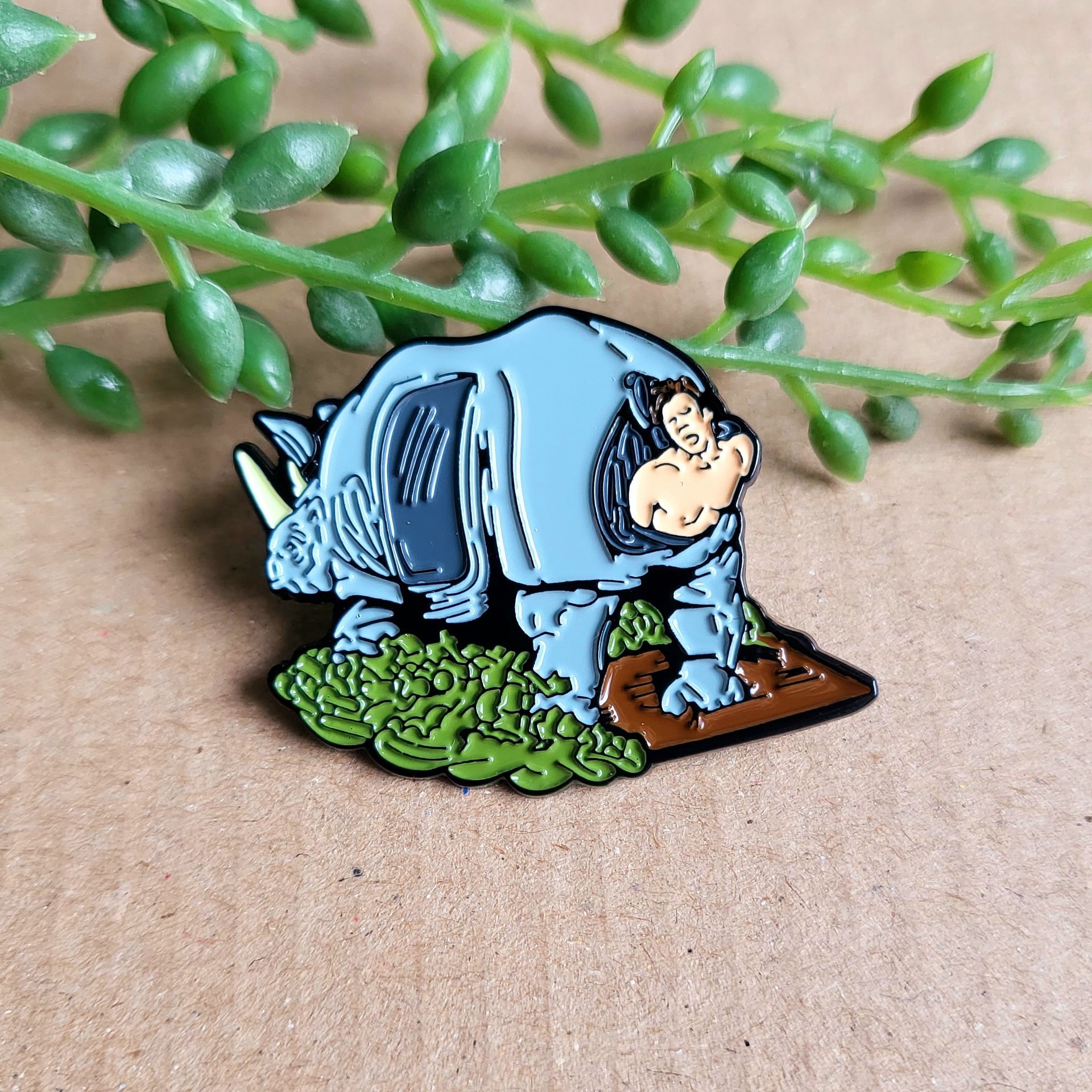 Ace Ventura pin badge