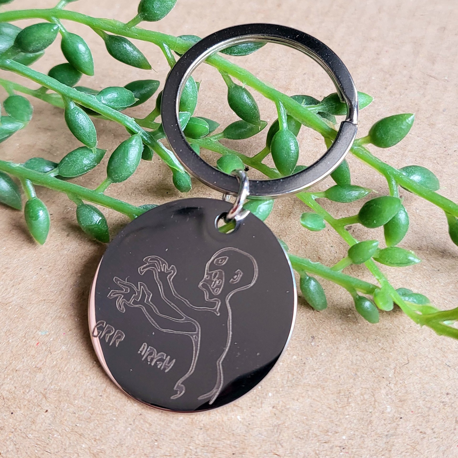 Buffy Grr Argh Keyring
