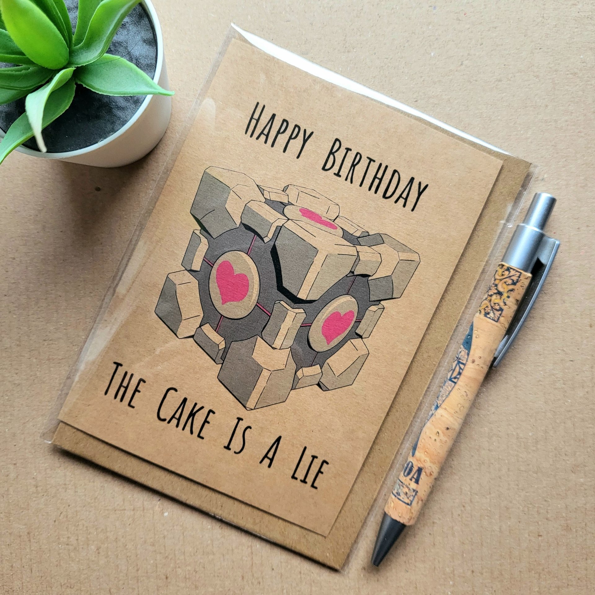 Portal Birthday Card 