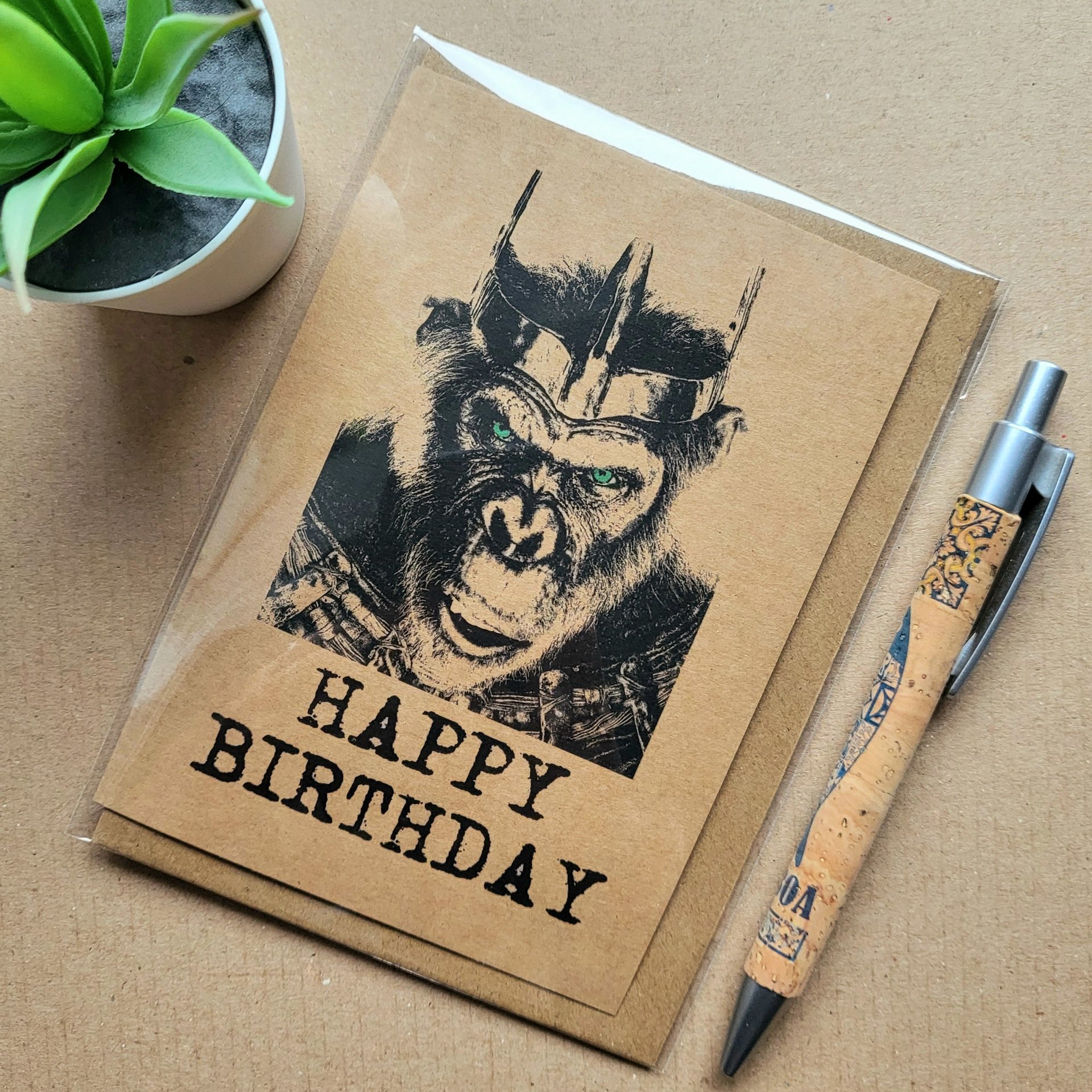 Planet of the Apes Birthday Card 