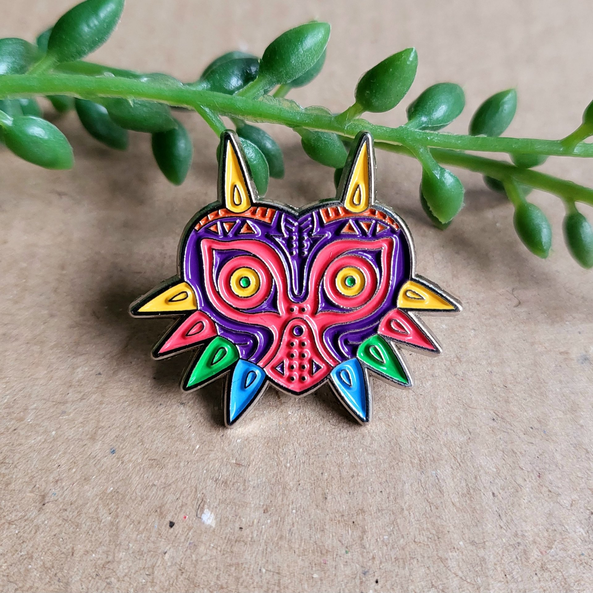 Zelda Majora's Mask Enamel Pin badge