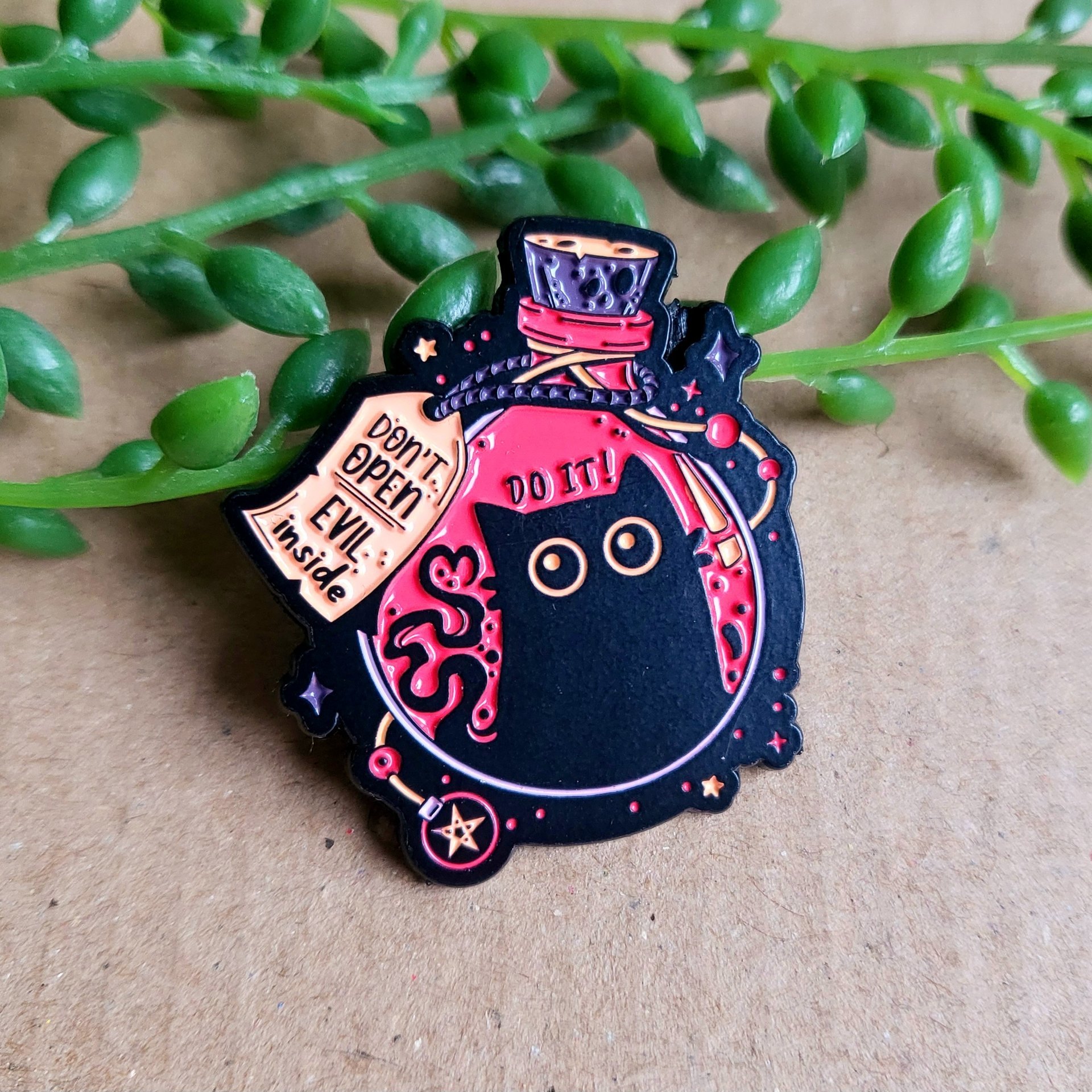 Cat Potion Enamel Pin Badge