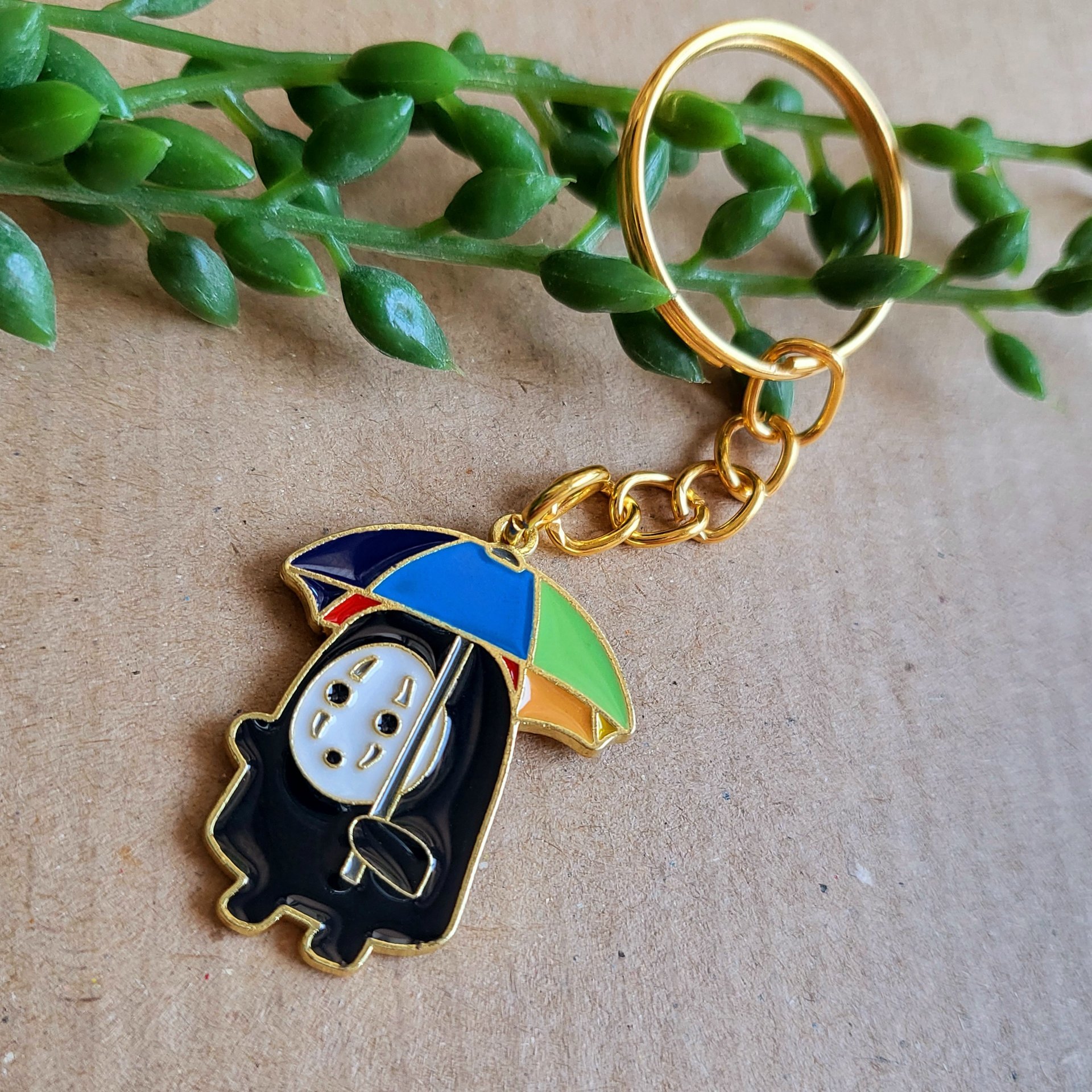 Spirited Away No Face Keyring