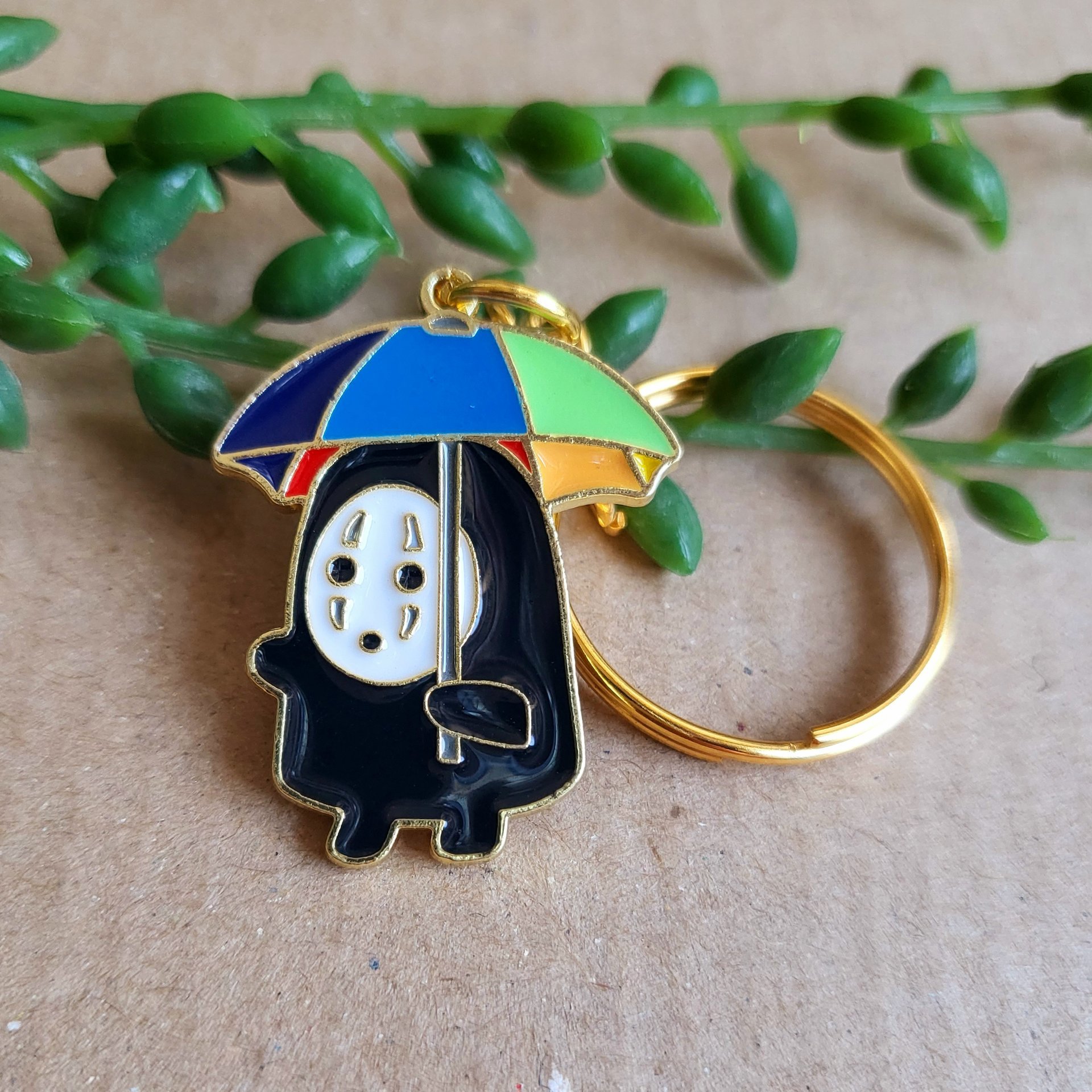 Spirited Away No Face Keyring