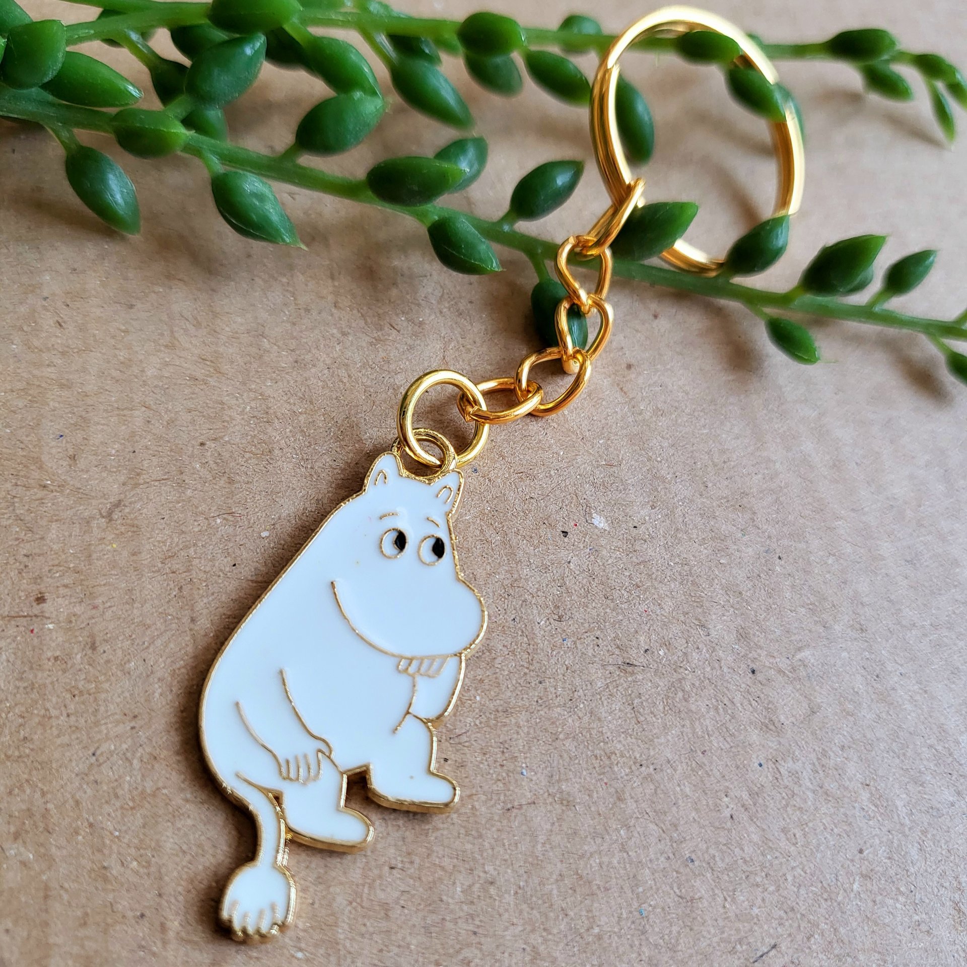 The Moomins Keyring - Moomintroll