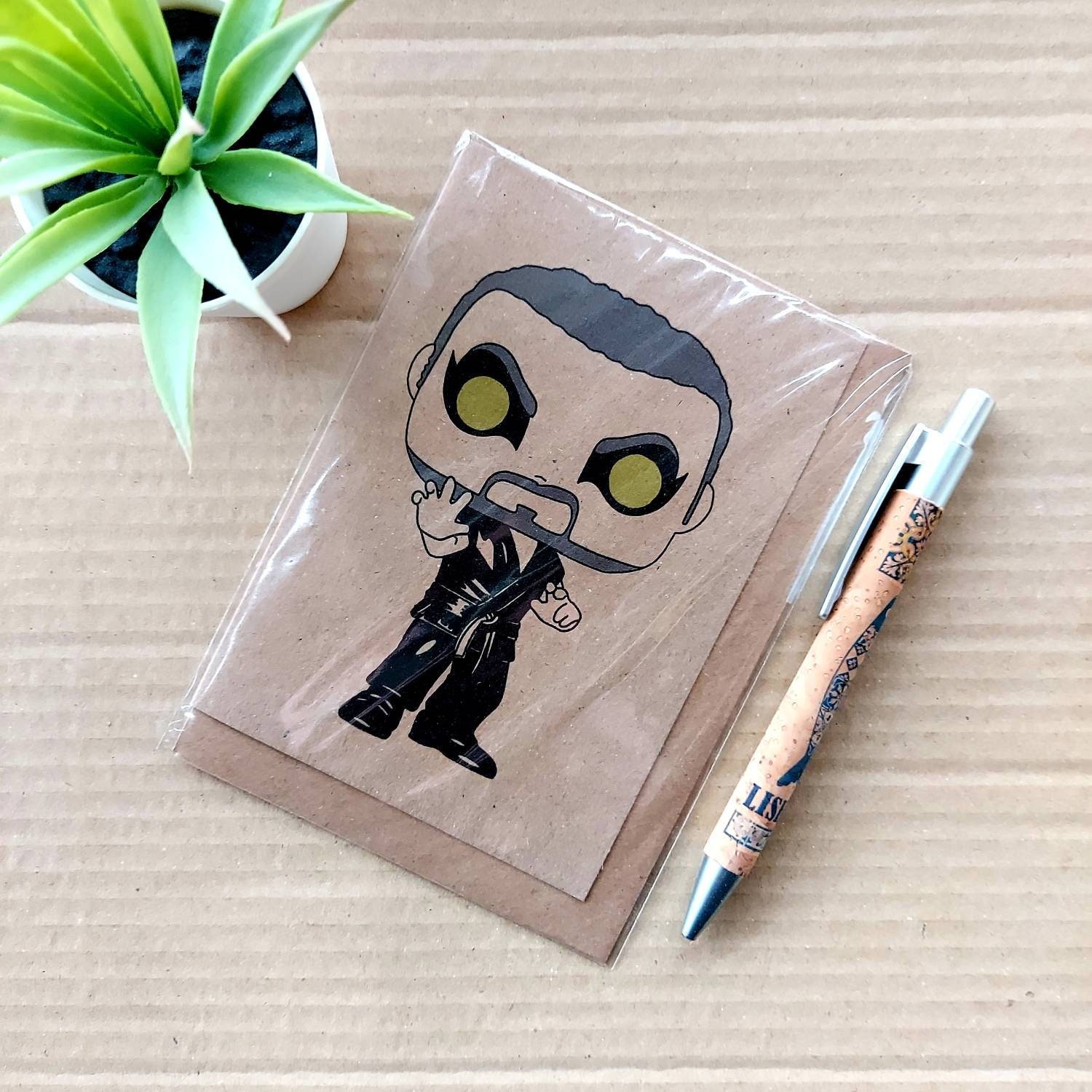 It's Always sunny Birthday Card featuring Nightman. Funko pop Birthday Card.