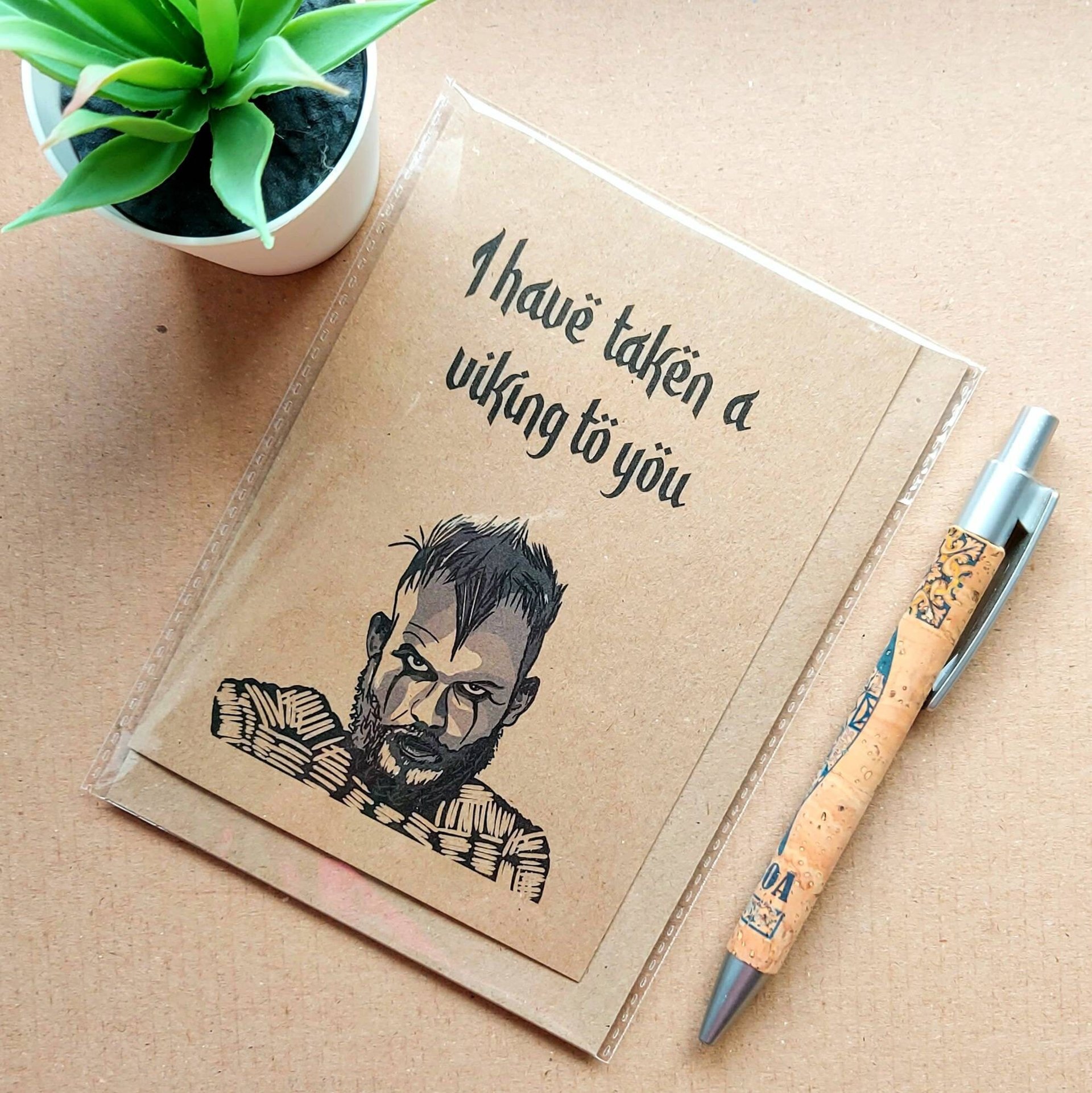 Funny Vikings Birthday Card - Floki Girlfriend valentines card
