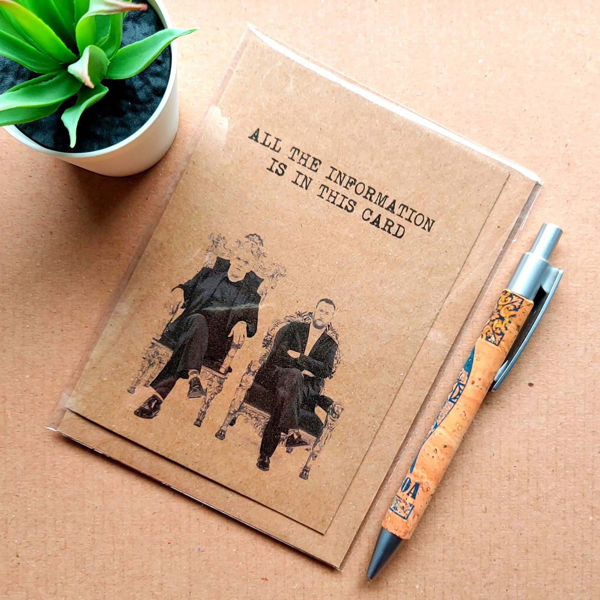 Funny Taskmaster Birthday Card. Perfect Card for a Fan of the hit TV show Taskmaster. Featuring Greg Davies and Alex Horne