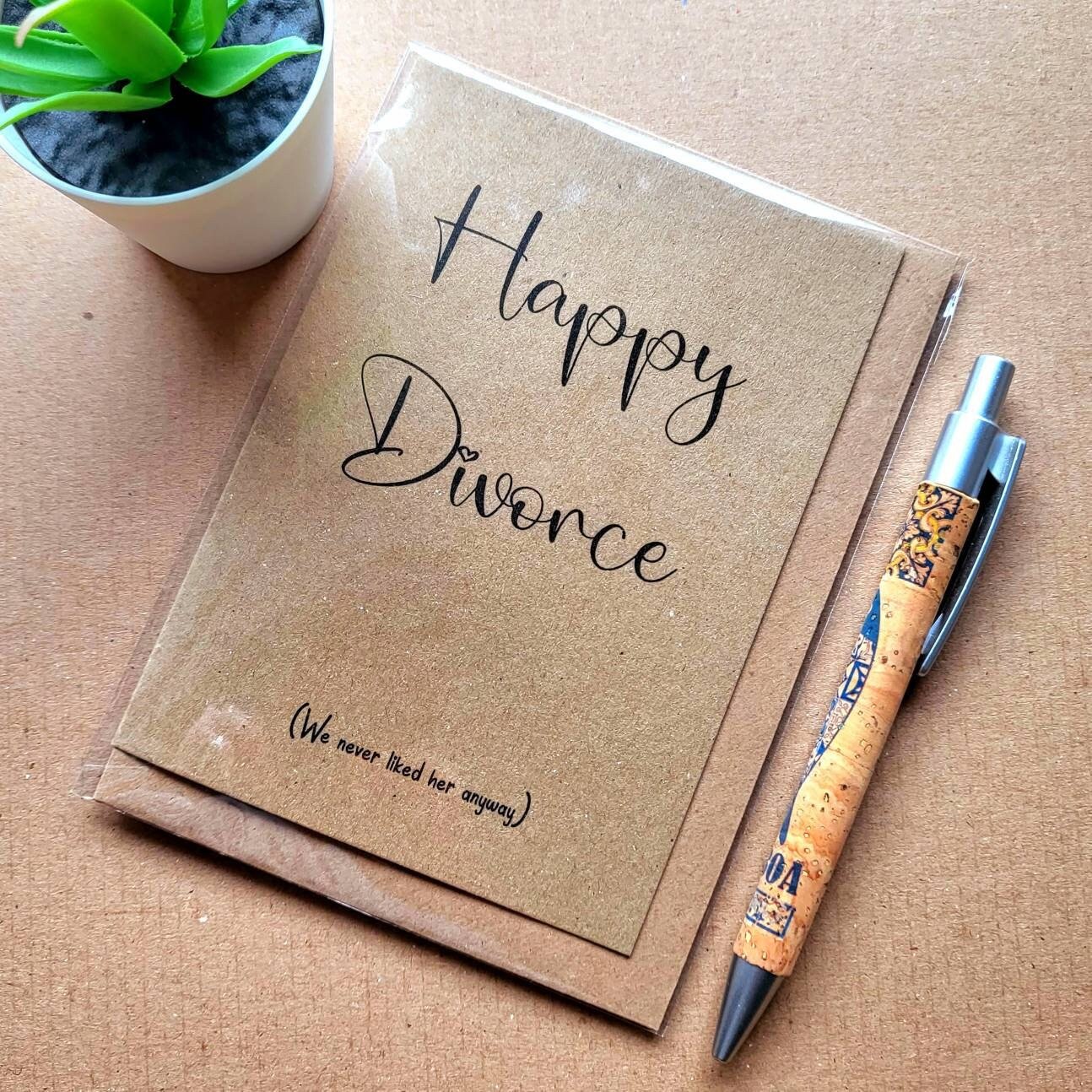 Congratulations on your divorce card - Divorced card for him