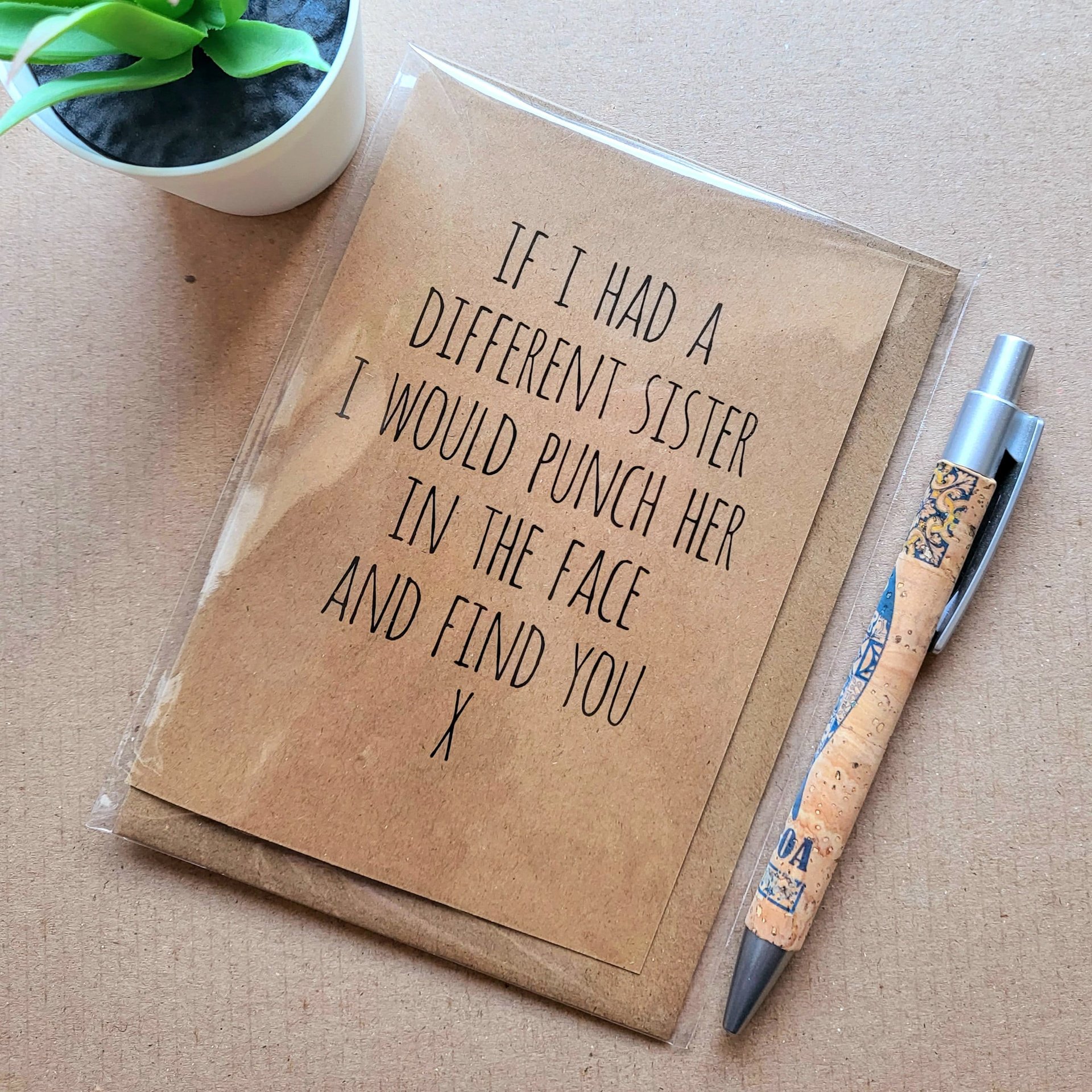Funny Sister Birthday Card