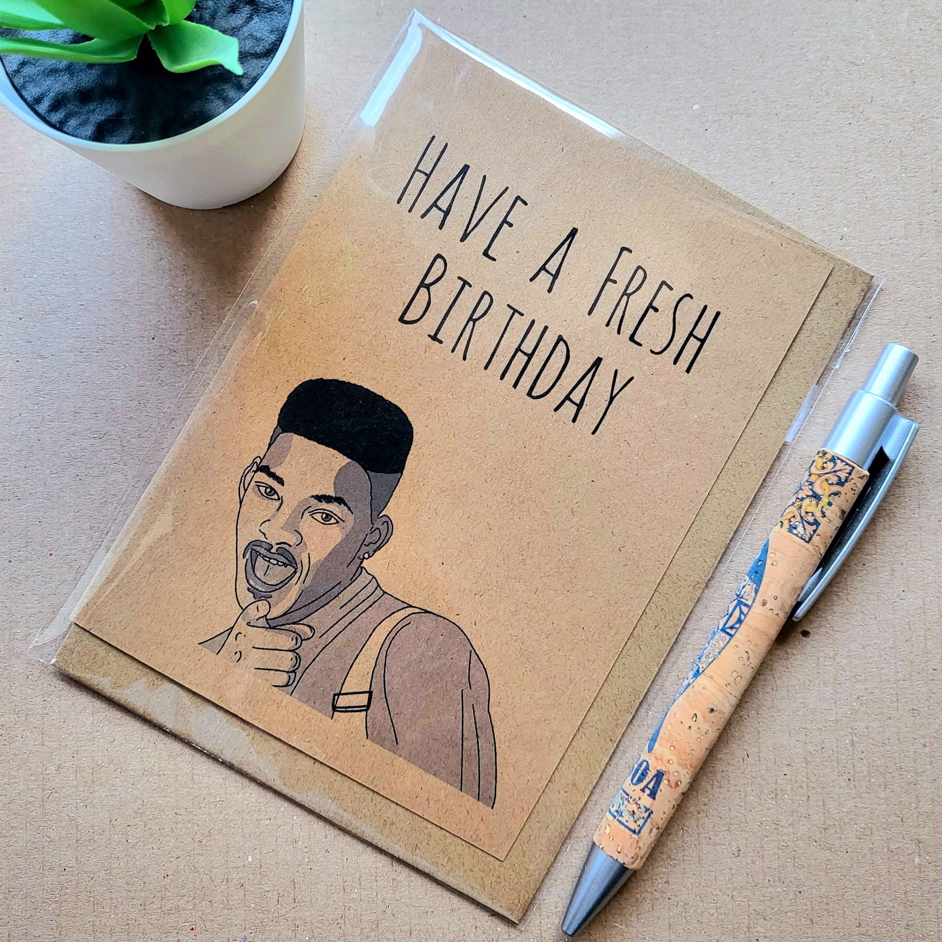 Funny Fresh Prince Birthday Card