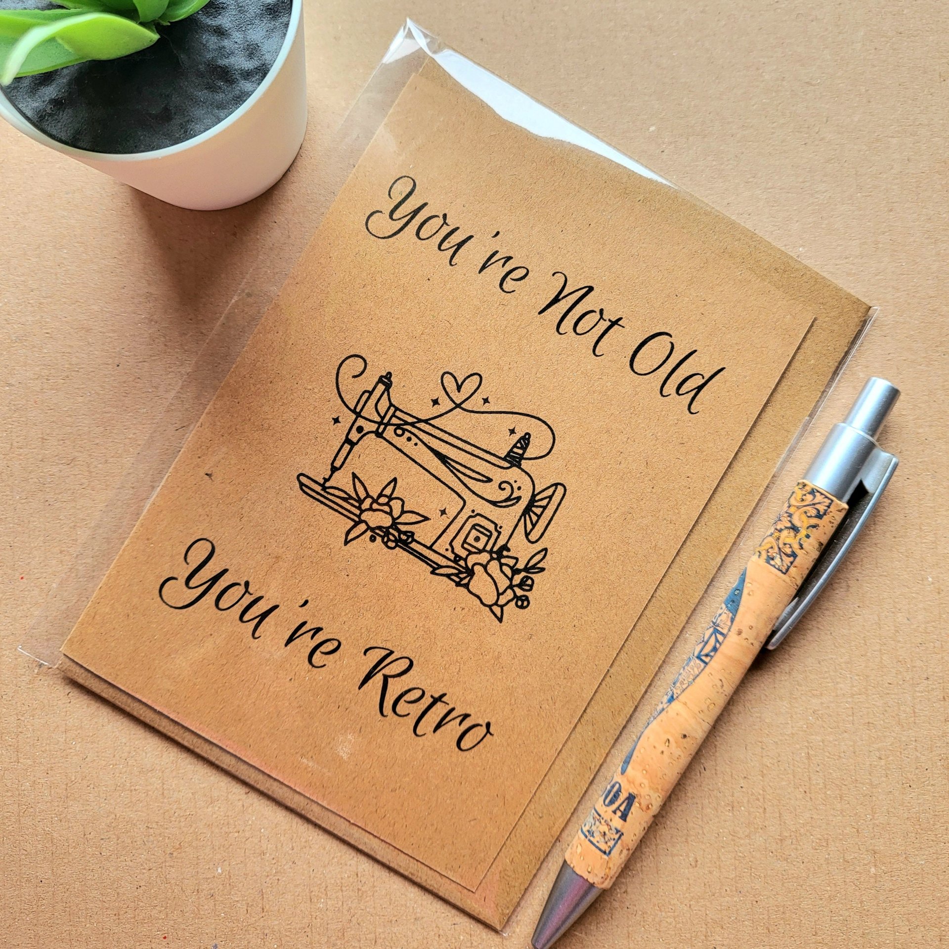 Funny Sewing Birthday card