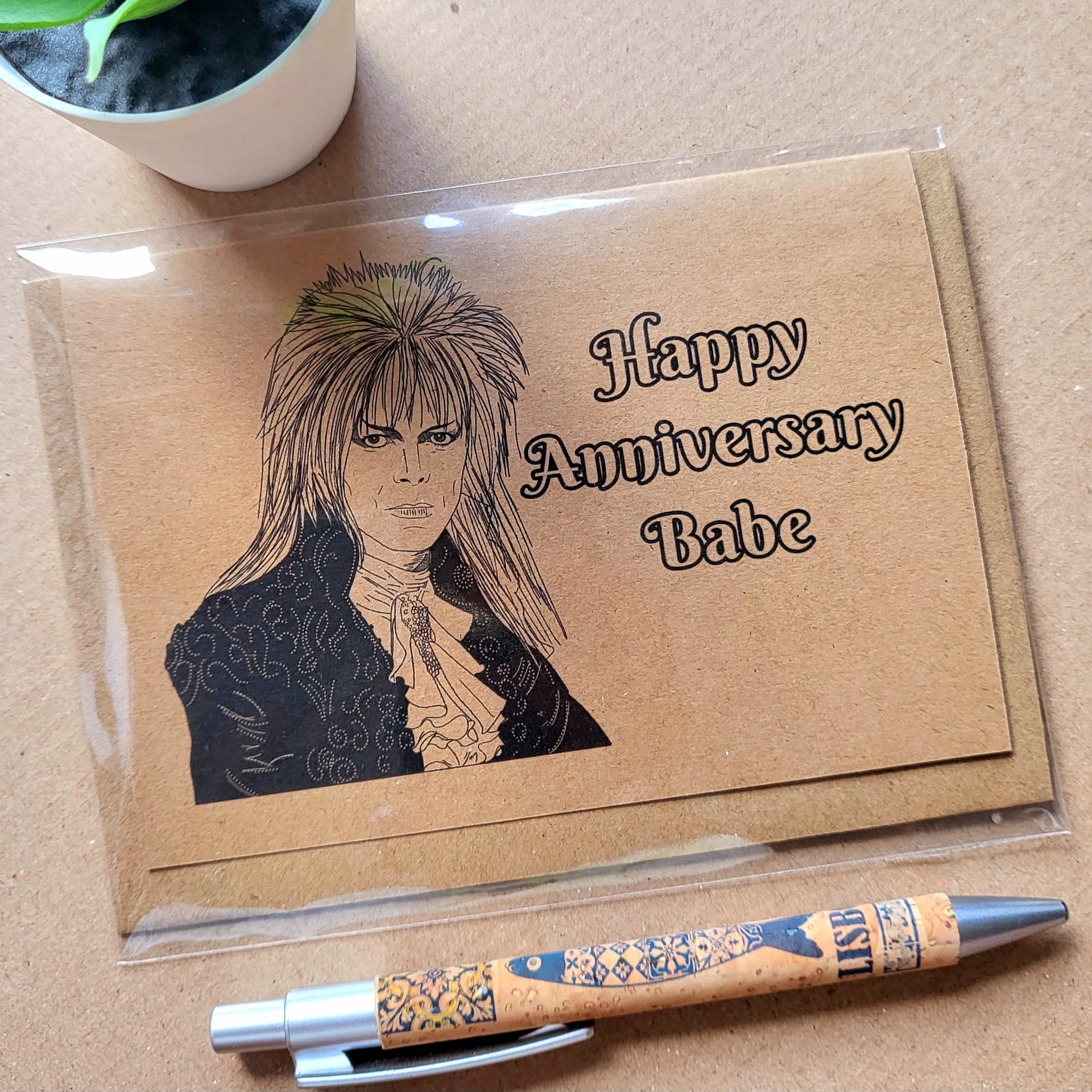 Funny Labyrinth Anniversary card