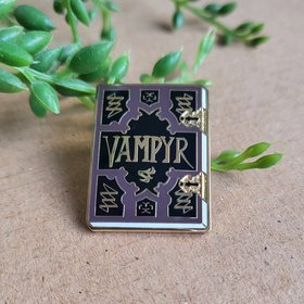 Buffy Enamel Pin Badge - Vampyr book from Buffy the vampire enamel pin badge