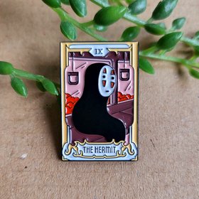 Spirited away No Face Pin Badge - The hermit tarot