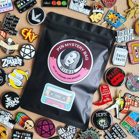 Music Band Enamel Pin Badge Mystery Bag - 3 Pack pin blind bag