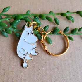 The Moomins Keyring - Moomintroll