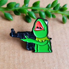 Kermit Enamel Pin Badge