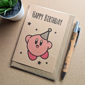 Kirby Birthday Card 