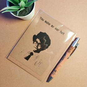 Funny IT crowd Card - you make my ear hot - Girlfriend card